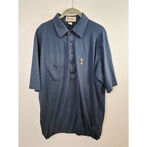 Disney Fashions Men's Navy XL Golf Polo Elastic Waist Vintage